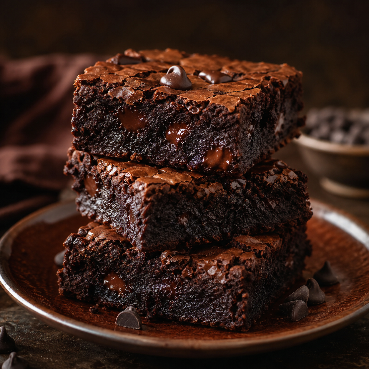 Chocolate Brownie  – Rich, Fudgy & Freshly Baked Delight 🍫 - No Palm Oil